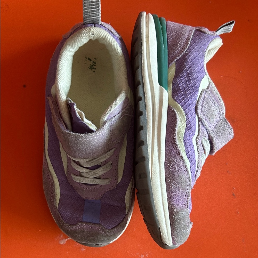 Zara Kids Purple and White Sneakers